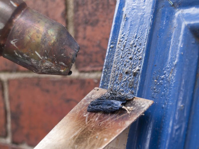 Fireplace Paint Removal!